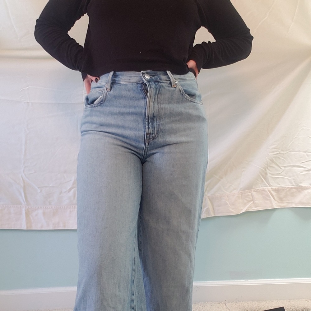 The summer wide leg jeans